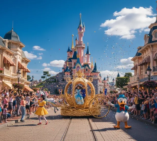 Door-to-door Disneyland Paris shuttle service arrival