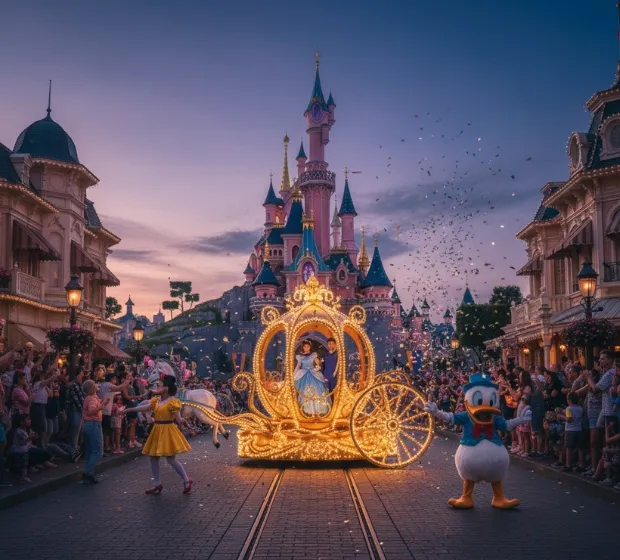 Paris Orly Airport To Disneyland Transfer Service, Private Orly to Disneyland Paris transfer in luxury vehicle