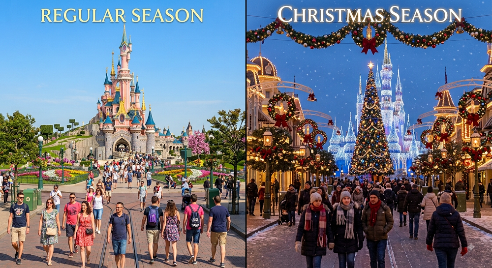Disneyland Paris Christmas vs Regular Season: Complete Guide