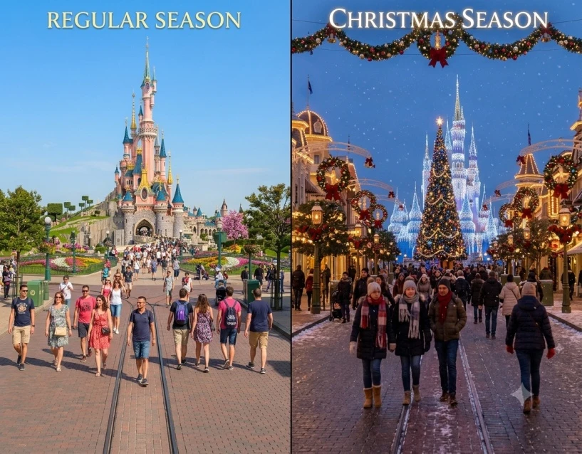 Disneyland Paris Christmas vs Regular Season: Complete Guide